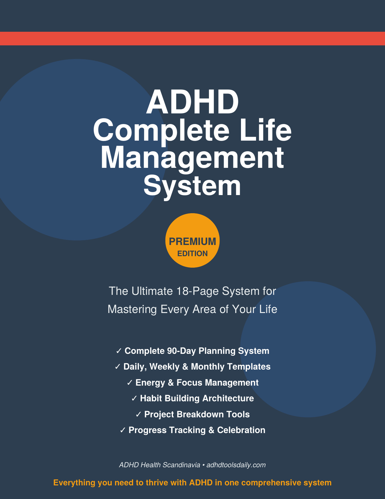 ADHD Life Management System - Premium Edition